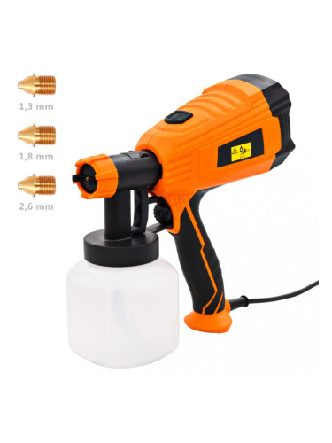 Sonata Електрически пистолет за боядисване 3 накрайника 500 W 800 мл