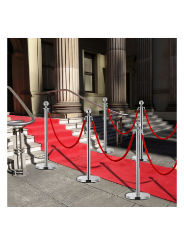 Sonata Комплект ВИП преграда, 3 части, неръждаема стомана, сребриста