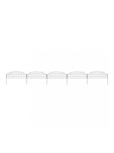 Sonata Аркообразна ограда за езерце, 77,3x26 см, зелена