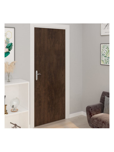 Sonata Самозалепващо фолио за врати, 2 бр, тъмен дъб, 210x90 см, PVC