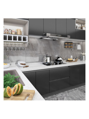 Sonata Самозалепващо фолио за мебели, черно, 500х90 см, PVC