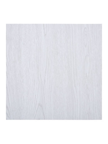 Sonata Самозалепващи подови дъски, 5,11 м², PVC, бели