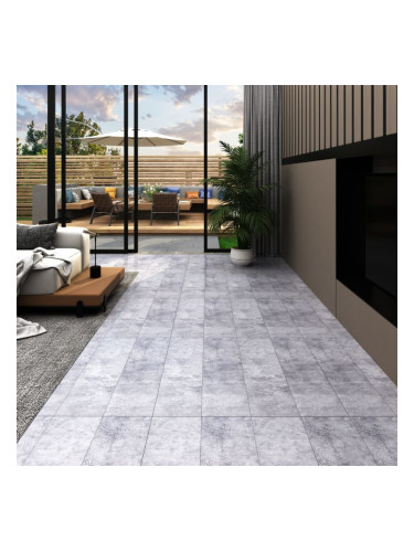 Sonata PVC подови дъски 5,26 м² 2 мм циментово сиво
