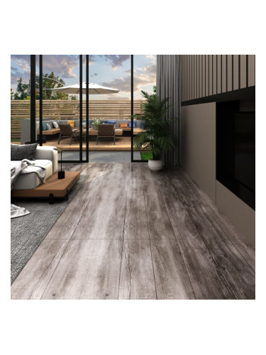 Sonata PVC подови дъски 5,02 м² 2 мм самозалепващи матово дърво кафяво