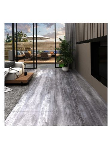 Sonata PVC подови дъски 5,02 м² 2 мм самозалепващи матово дърво сиво