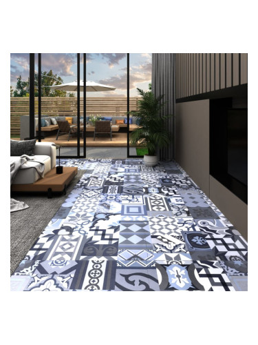 Sonata PVC подови дъски самозалепващи 5,11 м² цветни щампи