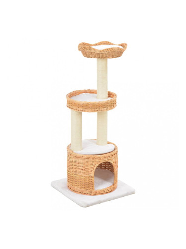 Sonata Котешко дърво със сизален стълб, естествен цвят, върба