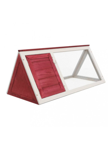 Sonata Клетка за зайци, червена, дърво