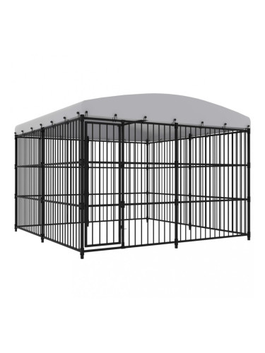 Sonata Дворна клетка за кучета с покрив, 300x300x210 см