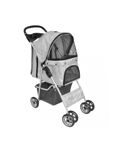 Sonata Сгъваема количка за домашни любимци, сива