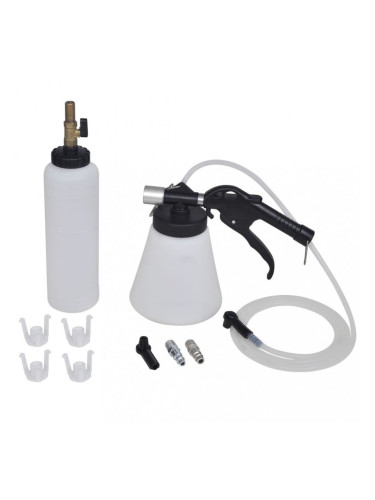 Помпа за обезвъздушаване на спирачна система със съд за течност