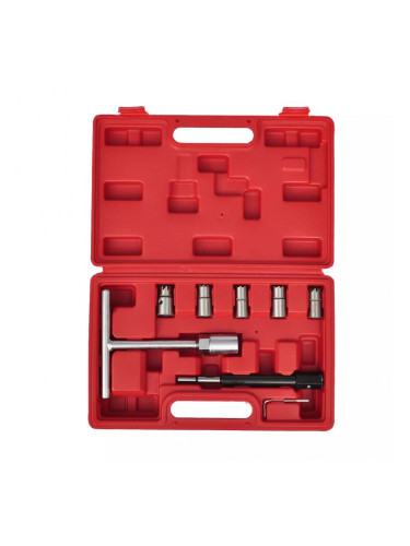 Набор фрези за леглото на инжектори, 7 части