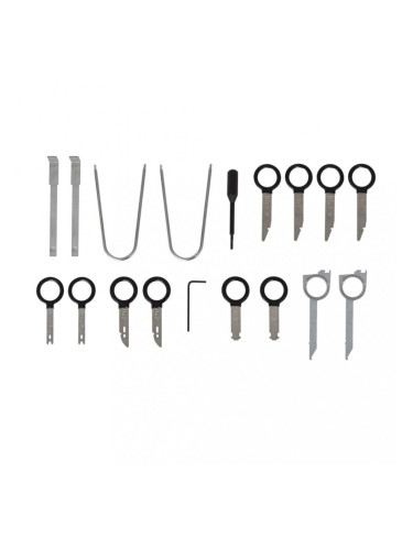 Комплект от 20 инструмента за сваляне на радио/стерео