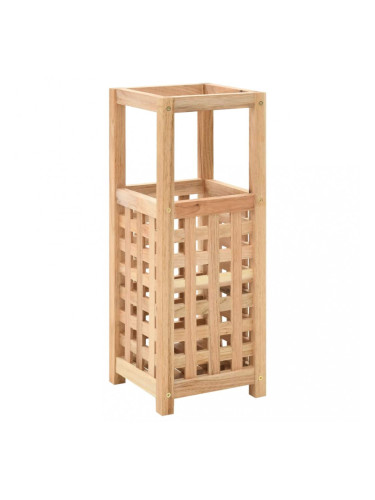 Sonata Дървена поставка за чадъри, орех масив, 18x18x50 см