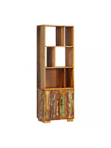 Sonata Етажерка за книги, 60x35x180 см, регенерирано дърво масив