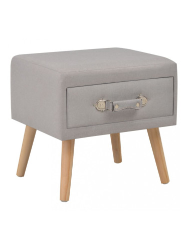 Sonata Нощно шкафче, сиво, 40x35x40 см, плат