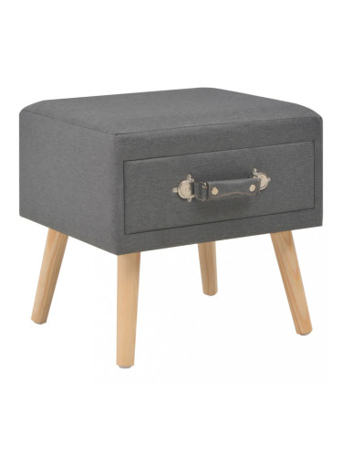 Sonata Нощно шкафче, тъмносиво, 40x35x40 см, плат