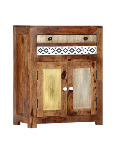 Sonata Страничен шкаф, 60x30x75 см, шишамово дърво масив