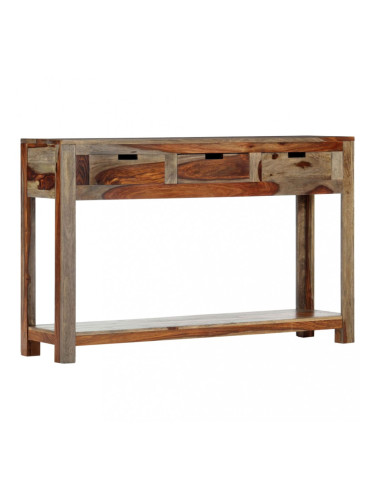 Sonata Конзолна маса с 3 чекмеджета, 120x30x75 см, шишам масив