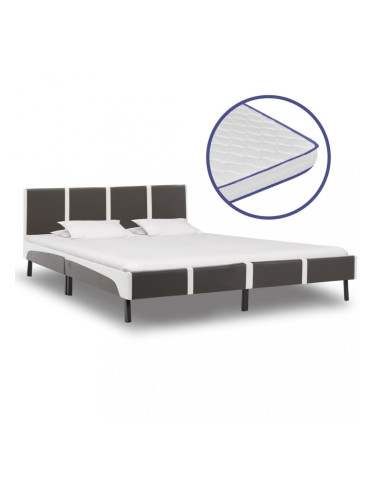 Sonata Легло с матрак от мемори пяна, изкуствена кожа, 180x200 см