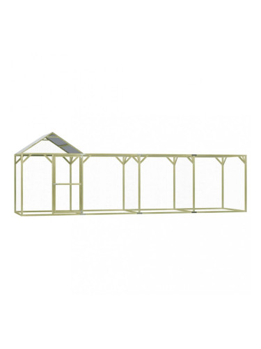 Sonata Клетка за пилета, 6x1,5x2 м, импрегниран бор