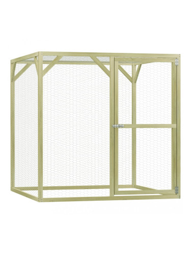 Sonata Клетка за пилета, 1,5x1,5x1,5 м, импрегниран бор