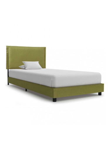 Sonata Рамка за легло, зелена, текстил, 90x200 см