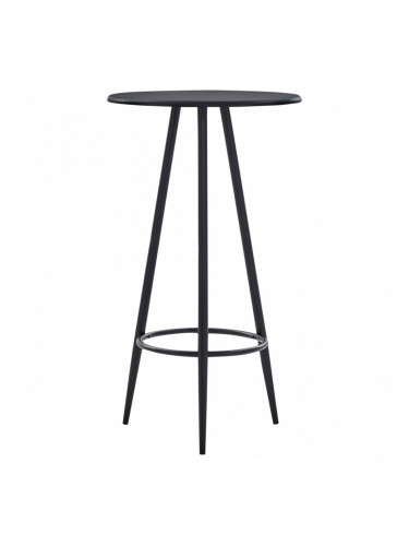 Sonata Бар маса, черна, 60x107,5 см, МДФ