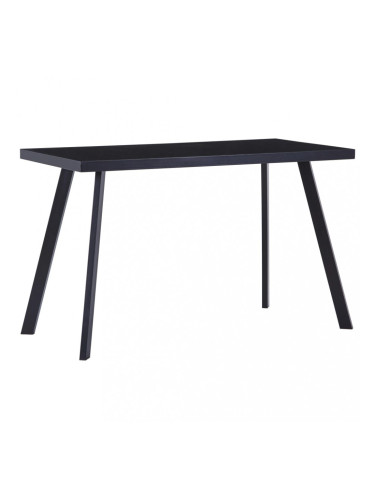 Sonata Трапезна маса, черна, 120x60x75 см, закалено стъкло