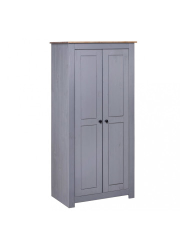 Sonata Гардероб, сив, 80x50x171,5 см, бор масив, Panama Range
