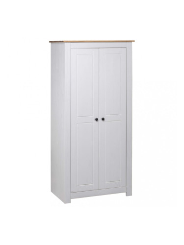 Sonata Гардероб, бял, 80x50x171,5 см, бор масив, Panama Range