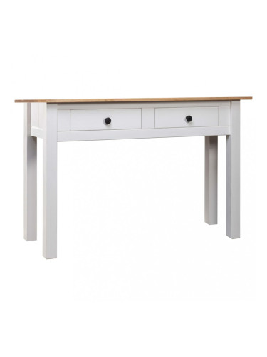 Sonata Конзолна маса, бяла, 110x40x72 см, бор масив, Panama Range