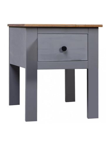 Sonata Нощно шкафче, сиво, 46x40x57 см, бор, Panama Range