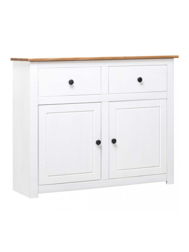 Sonata Бюфет, бял, 93x40x80 см, бор масив, Panama Range