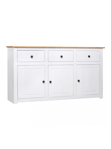 Sonata Бюфет, бял, 135x40x80 см, бор масив, Panama Range