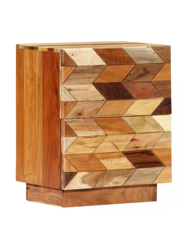 Sonata Нощно шкафче, 40х30х50 см, регенерирано дърво масив