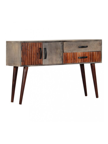 Sonata Конзолна маса, сива, 120x35x75 cм, грубо манго масив