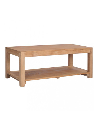 Sonata Маса за кафе, 100x50x40 см, тиково дърво масив