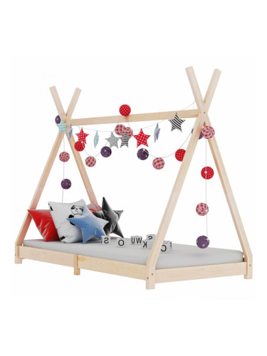 Sonata Рамка за детско легло, бор масив, 90х200 см