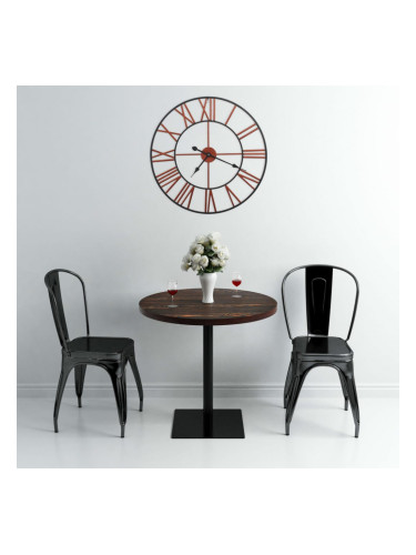 Sonata Стенен часовник, метал, 58 см, червен