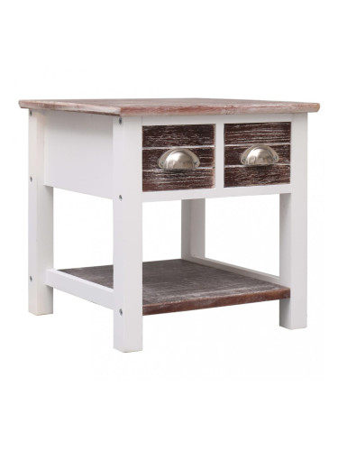 Sonata Странична маса, кафява, 40x40x40 см, дърво от пауловния