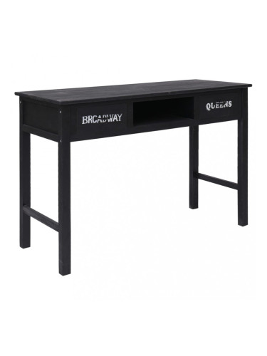 Sonata Конзолна маса, черна, 110x45x76 cм, дърво