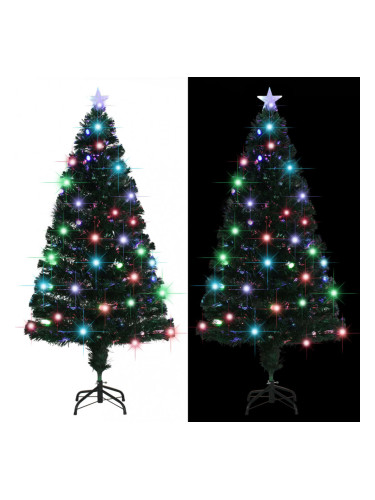 Sonata Изкуствено коледно дърво със стойка/LED, 150 см, 170 клончета