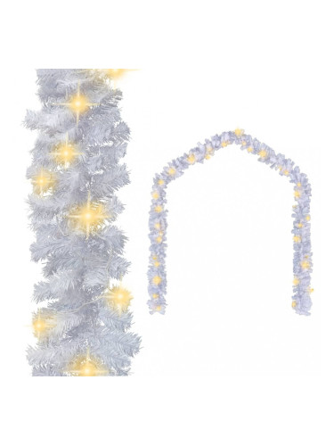 Sonata Коледен гирлянд с LED лампички, 20 м, бял