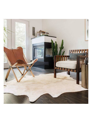 Sonata Килим от волска кожа, 150x170 см, бежов