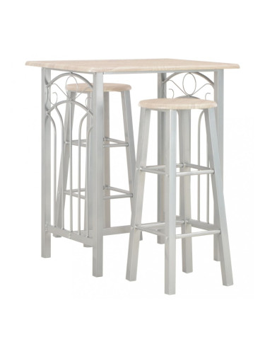 Sonata Бар комплект от 3 части, дърво и стомана