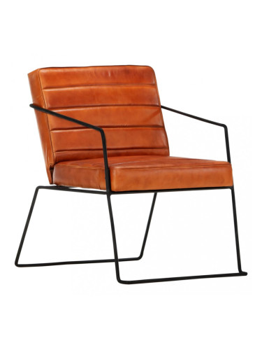 Sonata Фотьойл, жълтокафяв, естествена кожа