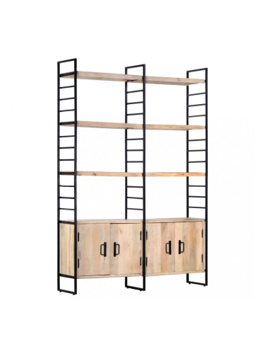 Sonata Библиотека с 4 нива, 124x30x180 см, манго масив