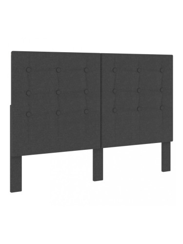 Sonata Табла за спалня тъмносива текстил 140x200 см