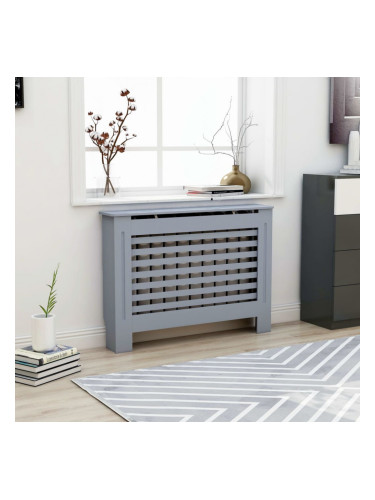 Sonata Параван за радиатор, антрацит, 112x19x81 см, МДФ